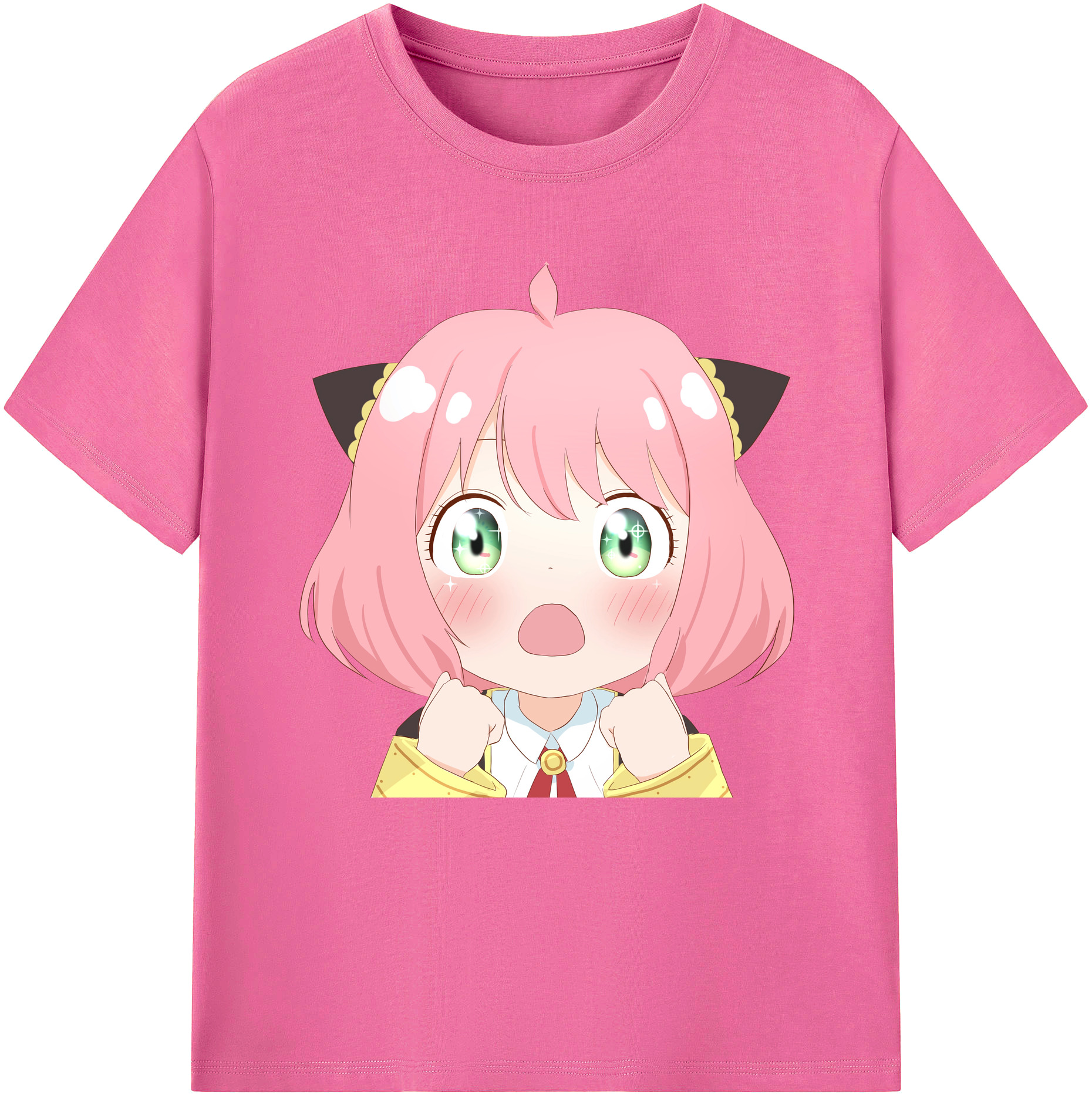 （画像用） SPY×FAMILY间谍家家酒 レディースカジュアルプリントTシャツ（綿100％）